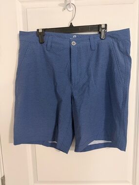 Southern Tide-Blue Microdot Golf Shorts
